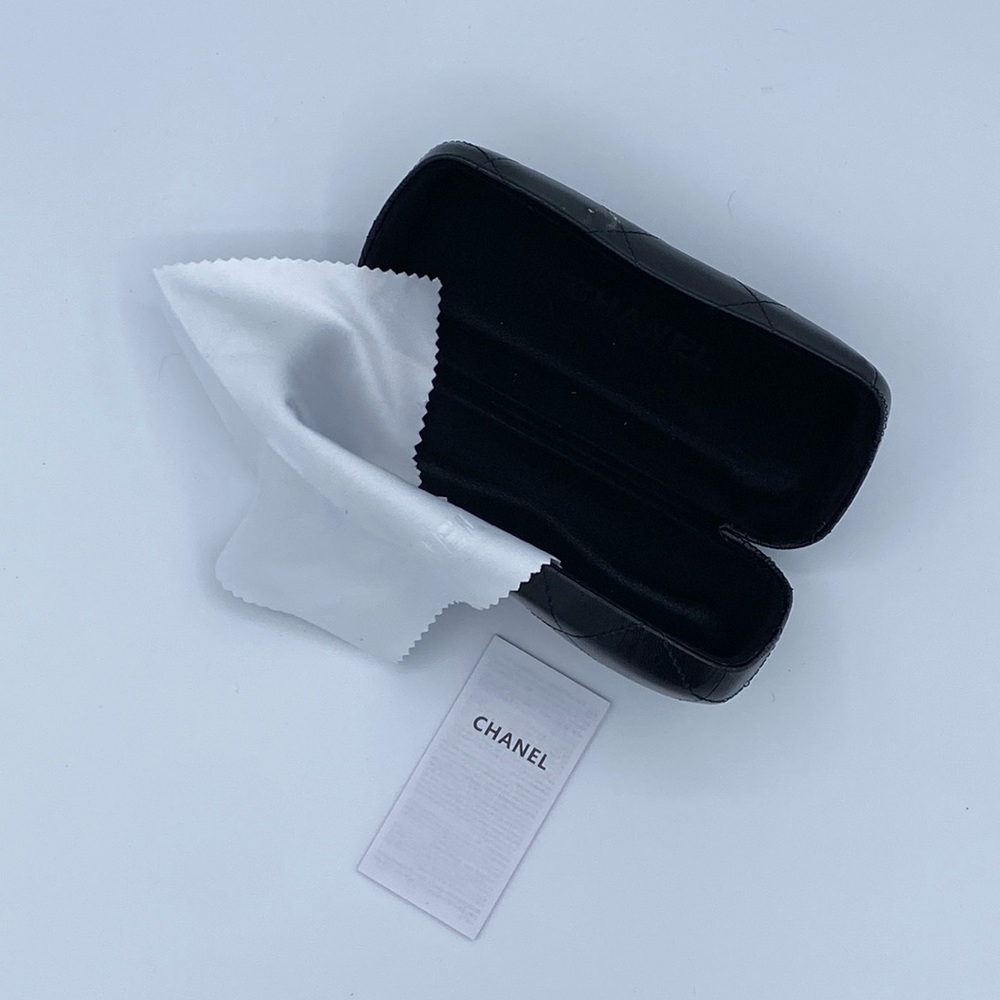 Chanel Empty Eyeglasses Case and Lens Cloth - Picture 2 of 5